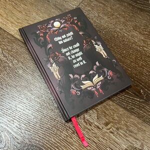 NWOT Owlcrate vampire diary Black and Red Journal